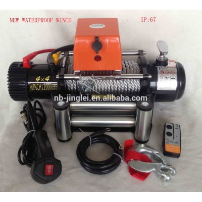 12000lbs WATERPROOF electric winch / electric car winch / warn winch